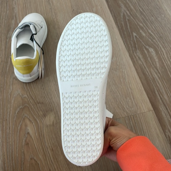 [Isabel Marant] Velcro sneakers with yellow accent - Picture 7 of 12